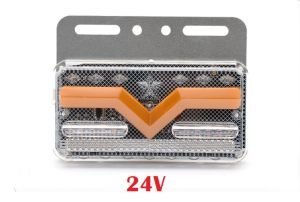 Đèn hông sườn xe tải Led chống nước soi lốp mẫu V hiện đại xe ben đầu kéo