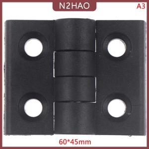 N2HAO 1 cái bản lề nhỏ màu đen Mini nhựa cửa mang mông Tủ ABS bản lề
