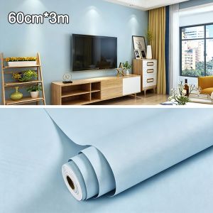HOTOTO 1/3/5m Self Adhesive Wallpaper Waterproof PVC Cabinet Liner  60cm Wide Wall Covering Film Home Decor