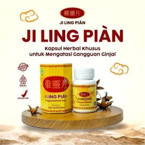 Ji Ling Pian Kapsul Herbal Alami Atasi Prostat ISK Infeksi Saluran Kemih Original (Distributor Resmi) COD