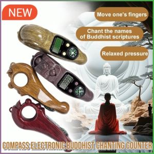 Decompression Handheld Counter Electronic Ball Counter Manual Counter With Compass