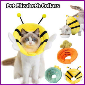 Pet Elizabeth Collars Cotton Anti Lick Cat Collars Anti Bite Pet Ring Protective Pet Cone Collar Pet Supplies