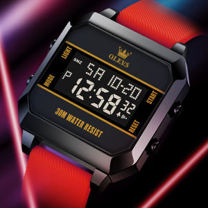OLEVS 1103 Fashion Digital Men Sport Watches Luminous Function Wristwatch Classic Ultra Light Alloy Timepieces