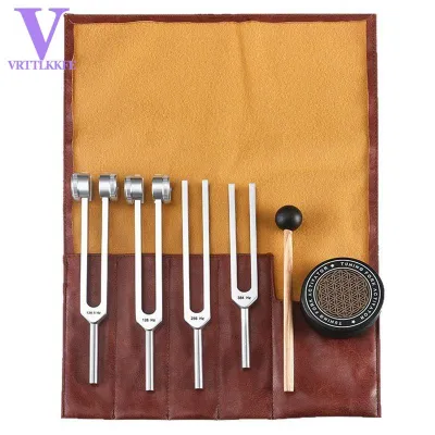 For Sound Therapy Yoga Meditation Compatible OUCEY Chakra Healing Tuning Fork Set