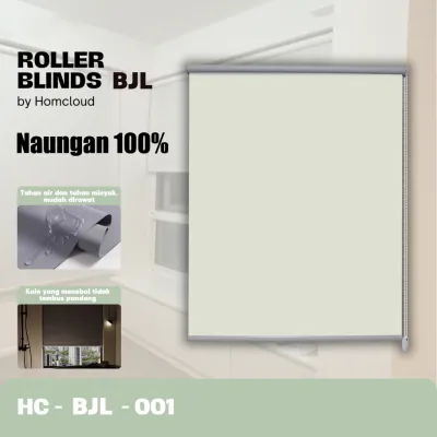 Roller Blind Blackout Tirai Gulung 100% Tirai Jendela Minimalis untuk Anti Jamur Privasi Anda