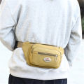 Belfoyer Men's Thick Canvas Shoulder Bag, Multi functional Portable Waist Bag, Waterproof Tool Kit, Multi layer Divided Mobile Wallet. 