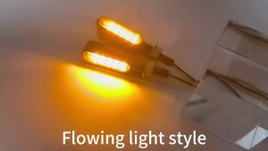 2025 Đèn xi nhan LED nhấp nháy cho xe máy Harley Cafe Racer Bobber Honda Motocross Đèn báo chạy ban ngày