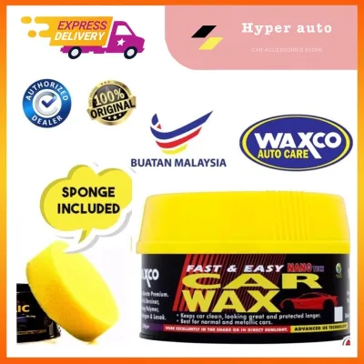 Waxco Car Wax 320g cepat & mudah made in malaysia auto car care car polish kilat kereta