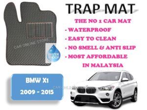 for~BMW X1 2009-2014 TrapMat Customize Car Floor Mat 100% Waterproof Anti Slip Easy to Clean(Front & Rear) - BMW Accessories