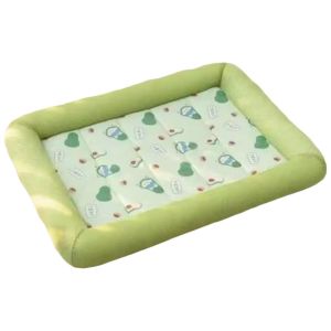 SDFSF Breathable Cooling Puppy Bed Square Soft Dog Cat Beds Durable Washable Dog Sleeping Pad for Dogs Cats