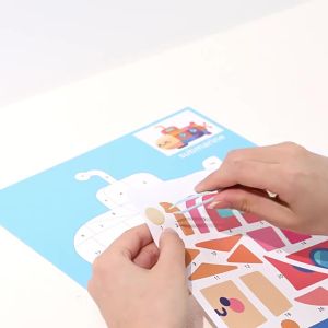CuddleCove 3D Sticker Puzzle Quiet Book Educational Toy With Tweezers Animal Princess Construction Themes