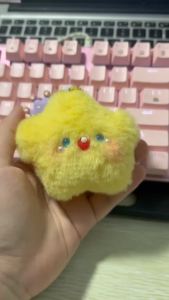 Anime Love and Deepspace Keychain Crown Star Plush Figure Pendant Accessories Cute Xavier Shen Xinghui Toy Childrens Day Gift