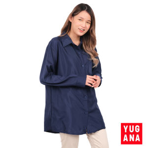 06246 Kemeja Oversize Wanita Lengan Panjang Polos