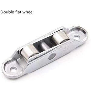 Slot/Flat Wheel Sliding Door Window Pulley Metal Axles Push-pull Window Pulley Weight Bearing Roller