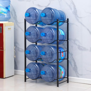 Round Gallon Stand Rack Thicken Mineral Water Rack Stand Organizer Heavy Duty Metal Rack Water Jug Rack Stand Water Container Rack Stand Household Office Space Saver Organizer 3/4/5 Layers Water Tank Bracket