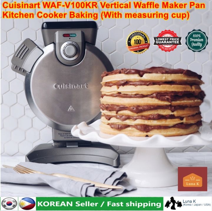 Cuisinart WAFV100KR Vertical Waffle Maker Pan Kitchen Cooker Baking