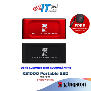 Kingston XS1000 Type-C USB 3.2 Gen 2 External Solid State Drive Portable SSD (1TB / 2TB) Up to Read 1050MB/s