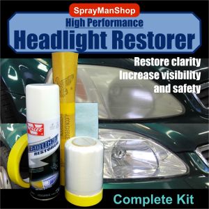 P50 Headlight Restoration Veslee High Performance Spray 220ml with UV Resistant Active Ingredient