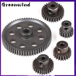【Greenwind】 HSP Steel Metal Spur Differential Main Gear 17T 21T 26T 29T 64T Pinion Gear