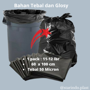 Plastik Sampah | Kantong Sampah Hitam Uk. 60X80 60X90 60X100