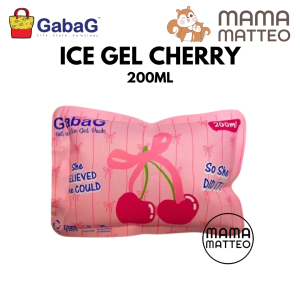 Gabag Kids Ice Gel 200gr / Ice Cream Burger Original Yellow Cherry Cat Size Kecil 200ml / BANDUNG
