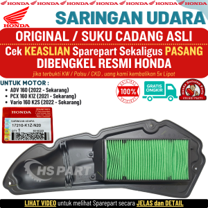 Saringan Filter Udara Motor  PCX Vario ADV 160 Ori Original AHM Honda