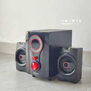 IKONIC Speaker bluetooth Salon Aktif Multi Media 2 in 1 Speaker SR 878 F