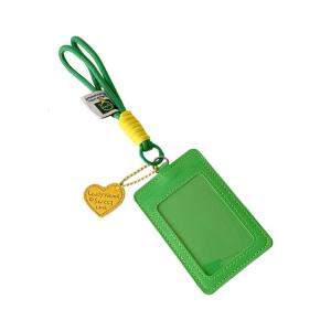 Candy Color Sleeve Lovely Bus Cover Holders Cover with Keychain Lovely Photocard Holders