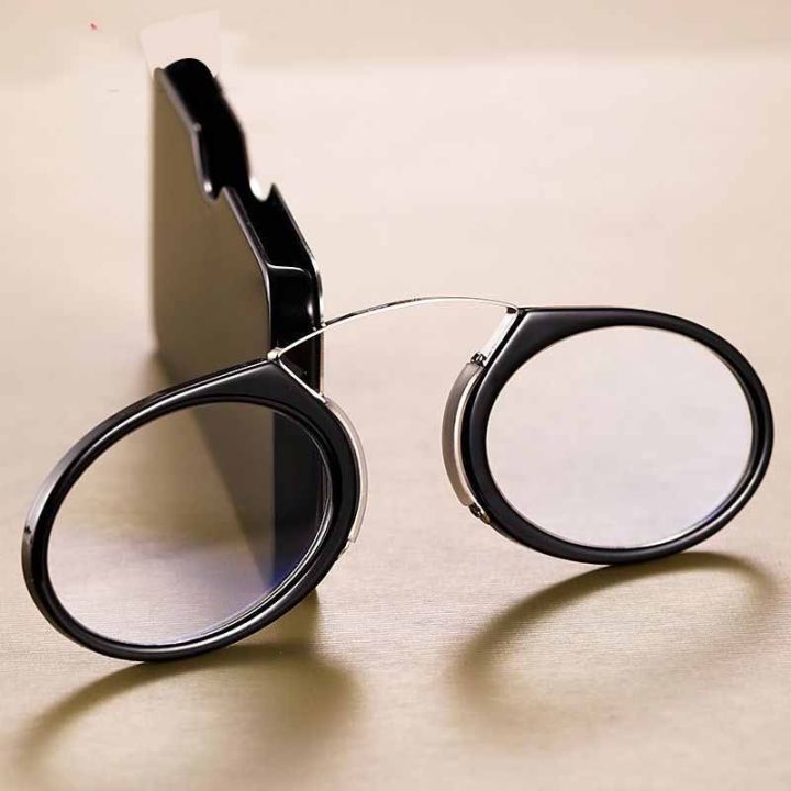 Nose Clip Reading Glasses With Original Case Portable Mini Legless ...