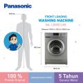 Panasonic NA-128XB1LNE Mesin Cuci Front Loading [8 Kg] - White. 
