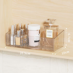 Stackable Mirror Cabinet Organizer Acrylic Makeup Storage Box Lipstick Cosmetics Organizer For Bathroom 镜柜收纳盒