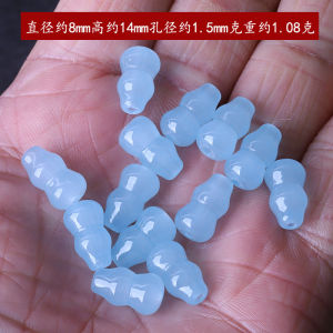 DIY - Charm hồ lô làm từ Acrylic nhiều màu sắc có lỗ (8*14mm) tự làm bằng hạt cườm phụ kiện trang sức bán sỉ