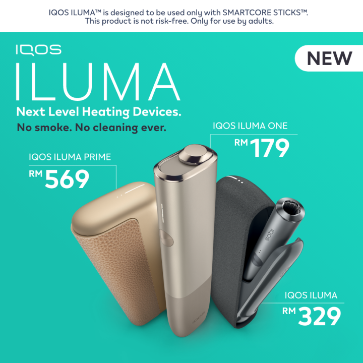 ILUMA ONE / ILUMA / ILUMA PRIME, Next Level, Heat Not Burn Device, Official 1 Year Warranty