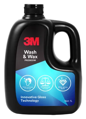 【New】3M Wash & Wax 1 Litre