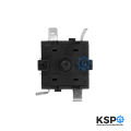 สวิตช์โรตารี่ เตาอบไฟฟ้า T125/55 250V 16A 6 PIN เหลี่ยม Rotary Switch อะไหล่เตาอบ. 
