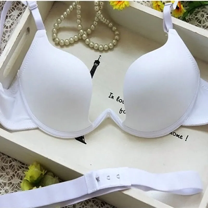 Deep V Low Cut Push Up Women Sexy Seamless Bra Backless Invisible Plunge  Bra Hot