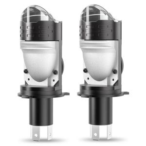 H4 LED Lens Mini Bi Led Projector Headlight Bulbs High Power 800W CANBUS H4 High Low Beam 6000K For Motorbike Turbo Fog Lamps【Local spot】COD