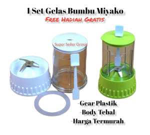 [BAYAR DITEMPAT] CHOPPER Blender Bumbu Basah Miyako BARU - Gelas Pisau Gilingan BL 101 301 151