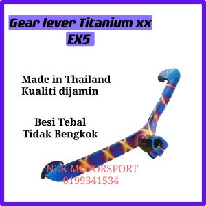 Main Stand Double Stand Tongkat/Gear Lever/Brake pedal Titanium XXX EX5 High Power / Dream