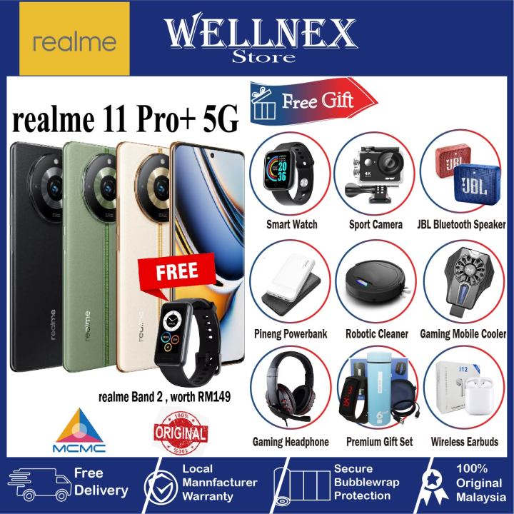 realme 11 Pro+ 5G / realme 11 Pro 5G (12+512GB l 8+256GB) Original