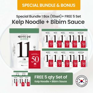 [READY STOCK] Haechomiin Kelp Noodles With BIBIM/SOBASAUCE 50G Bundle 1pc 3pcs 5pcs Low-Calorie Healthy Plant-Based Meal