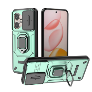 Funda For Honor 400 5G Slide Camera Protection Shockproof Armor Phone Case For Honor400 5G Car Magnetic Ring Holder Back Cover2026