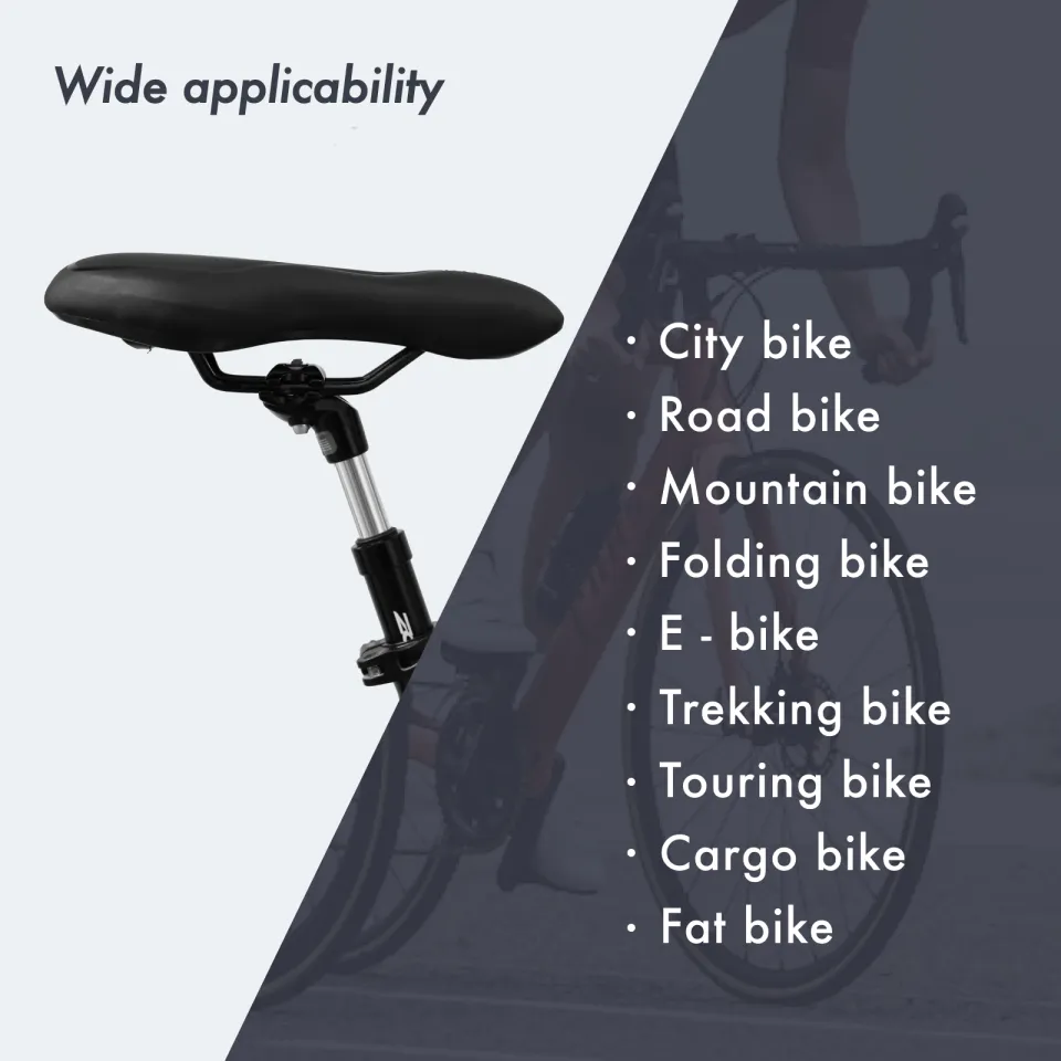 Electric Bike Bike Sprung Seat Post ZOOM Suspension Seatpost Shock