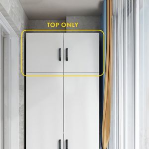 F&F : Lena Seating Corner Cabinet Corner Cabinet Triangle Cabinet / almari baju / wardrobe