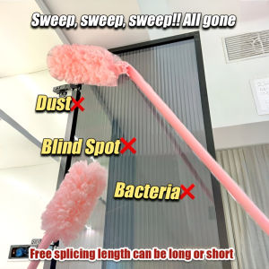 [Electrostatic adsorption] Dust duster household Portable Foldable Extended height cleaning gap brus