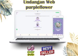 undangan website undangan online undangan digital tema purpleflower