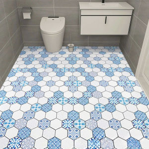 สติ๊กเกอร์ติดพื้นกันน้ำ กันลื่น สำหรับห้องน้ำ ห้องครัว แบบม้วน 60cm×5m Waterproof Floor Sticker