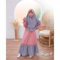 MS -Gamis Anak Set Jilbab Inayah Terbaru 5-12 TAHUN Baju Muslim Anak Fashion Muslim. 
