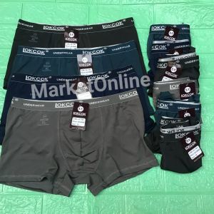 5 Quần Lót Đùi Nam Boxer Thun lạnh Mềm Mát Bigsize Co Giãn Thoải Mái MarketOnline LC703