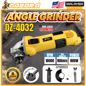 Nasara DAIZEN Professional Electric Angle Grinder Family Portable Cutting Wood PVC Metal Grinding Machine / Mesin Canai / 角磨机